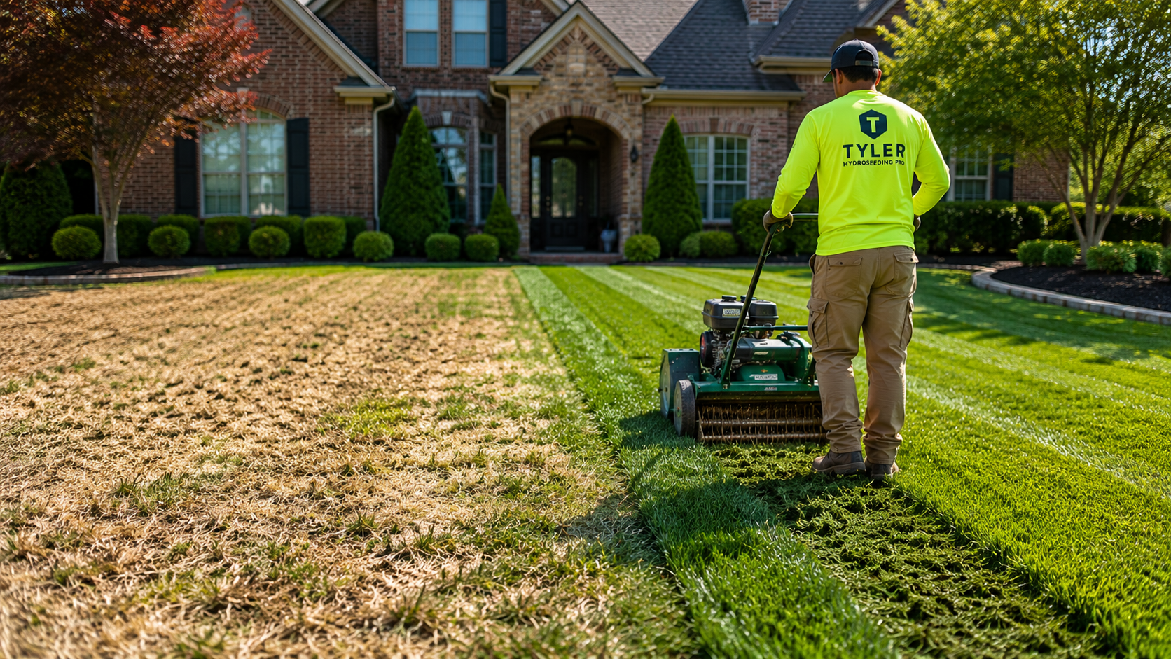 Lawn Renovation on East Texas