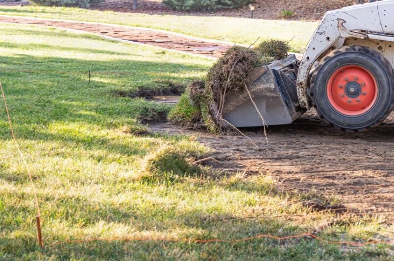 Surface Grading for Lawn Renovation